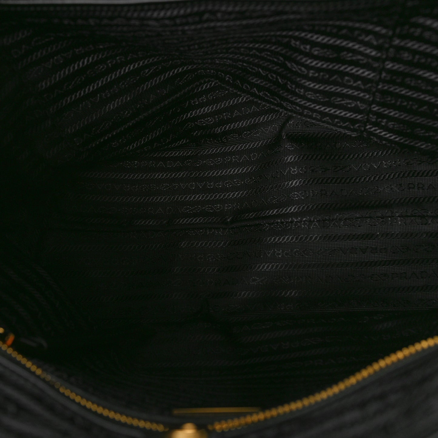 Tessuto Nylon Soft Calf Shopping Tote Black