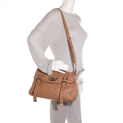 Mulberry Nappa Quilted Medium Alexa Deer Brown 2 of 12