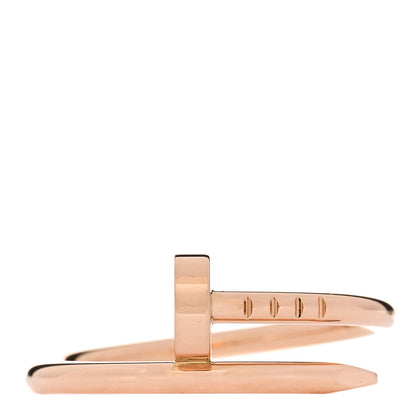 Cartier 18K Pink Gold Small Juste Un Clou Ring 54 6.75 1 of 5