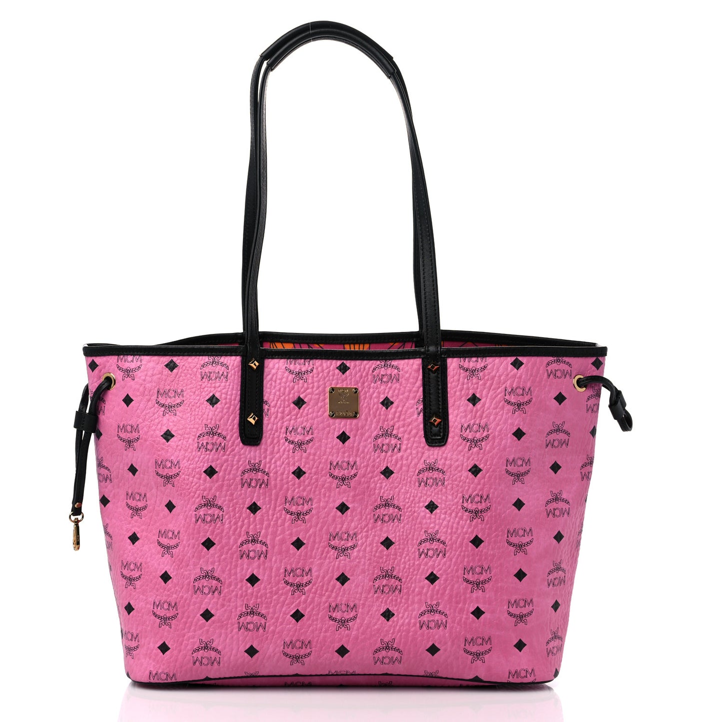 Visetos Medium Project Reversible Shopper Tote Pink