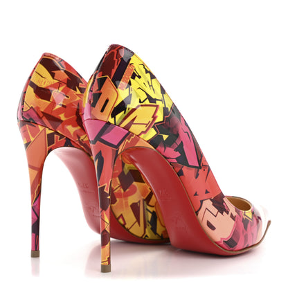 Christian Louboutin Patent Metrograf Pigalle Follies 100 Pumps 37.5 Multicolor 5 of 9