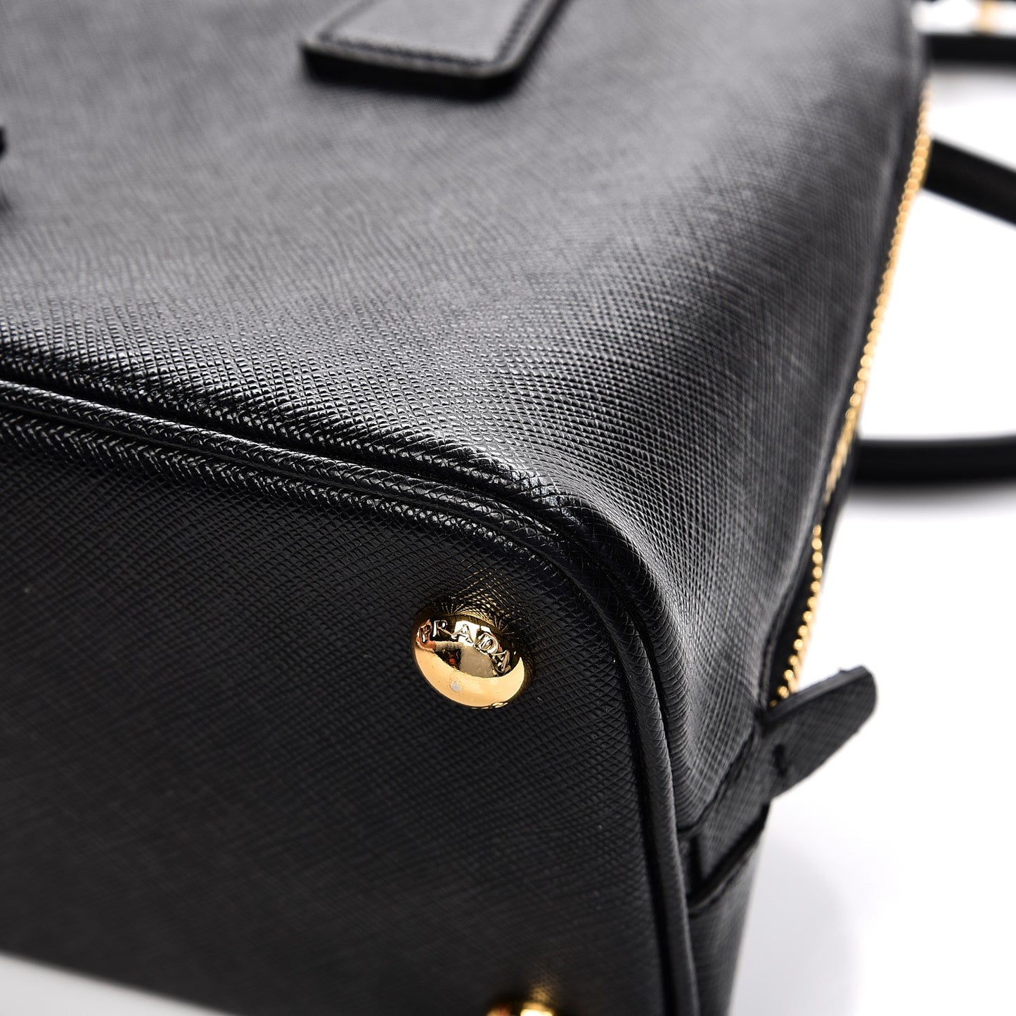 Saffiano Lux Small Promenade Tote Black