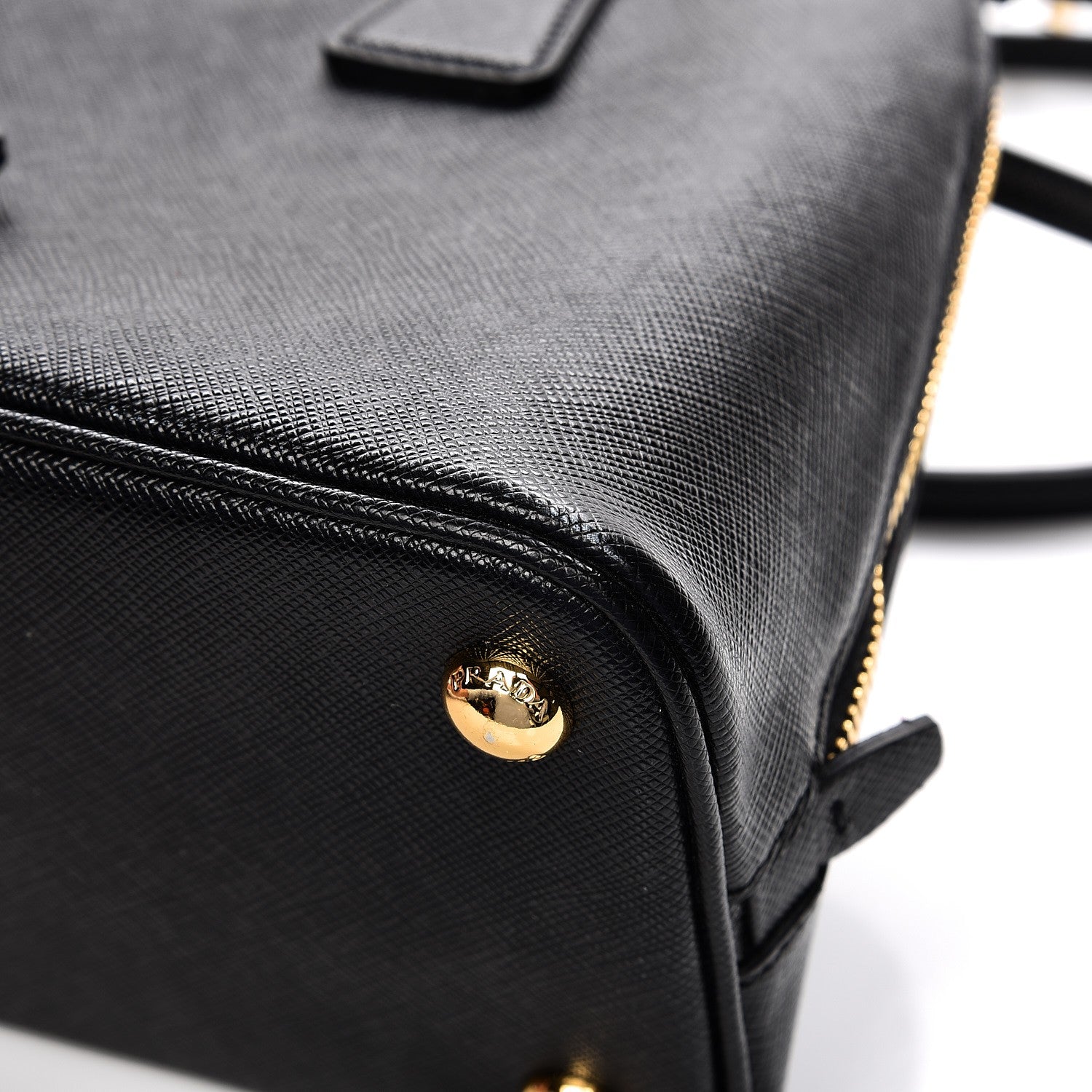 Prada Saffiano Lux Small Promenade Tote Black 12 of 13