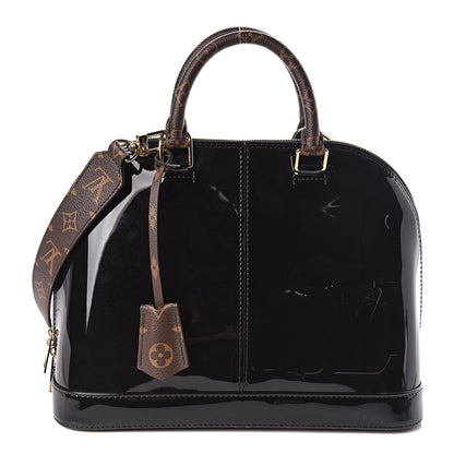 Louis Vuitton Patent Monogram Alma PM Black 1 of 10