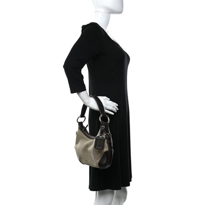 Prada Jacquard Logo Hobo Corda Bruciato 2 of 10