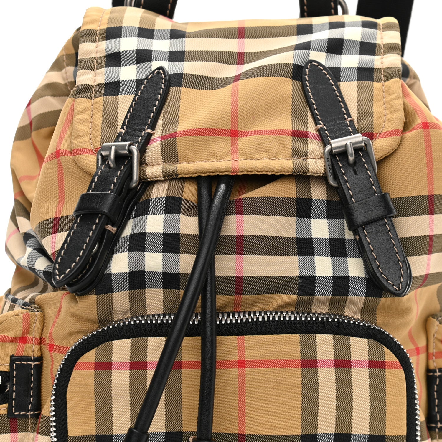 Burberry Vintage Check Small Rucksack Backpack Antique Yellow 9 of 13