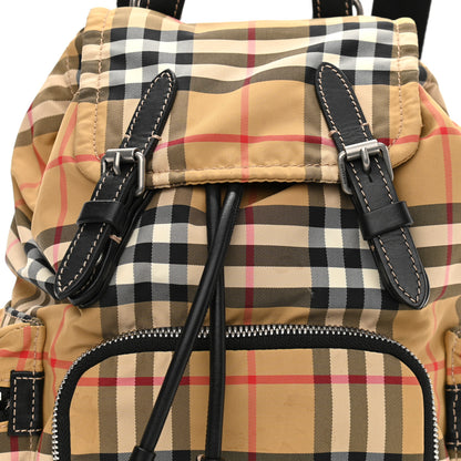 Burberry Vintage Check Small Rucksack Backpack Antique Yellow 9 of 13