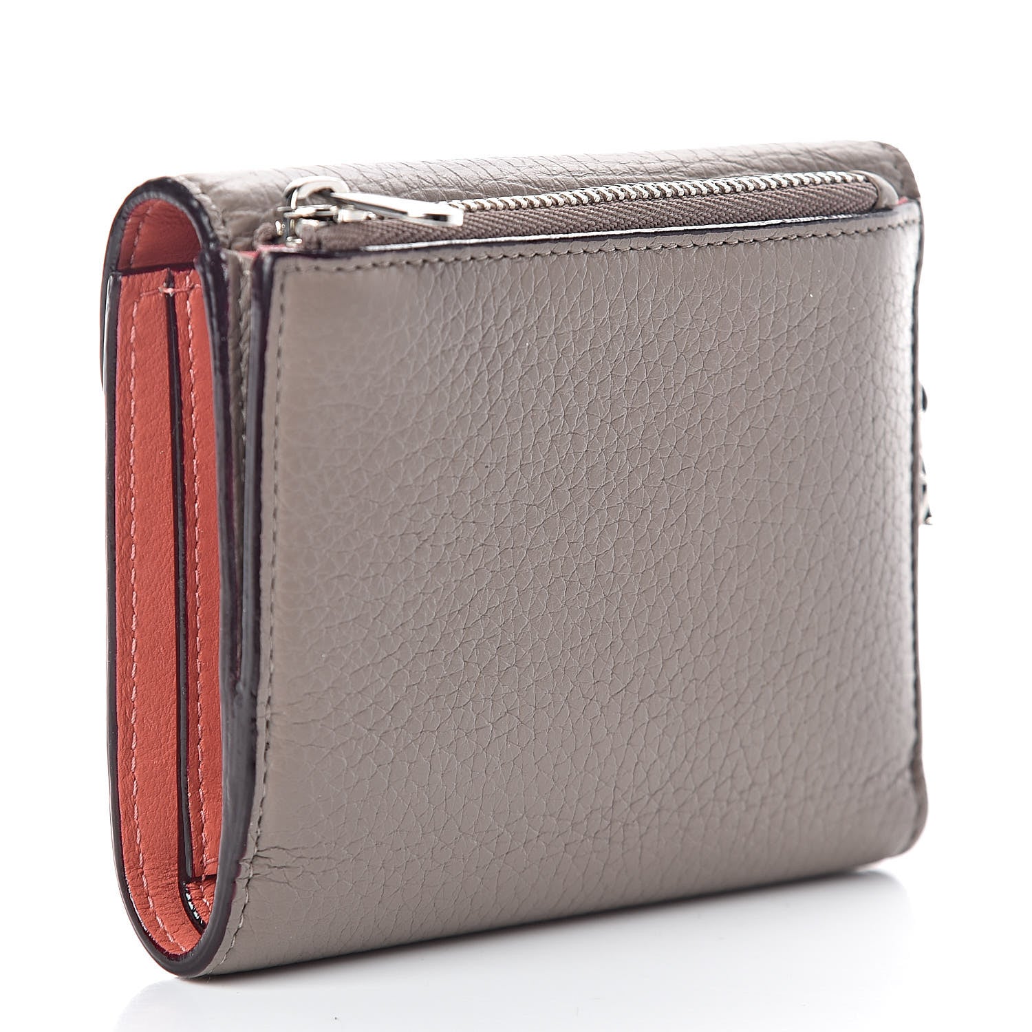 Christian Dior Bullcalf Diorissimo Medium Envelope Wallet Tourterelle 3 of 6
