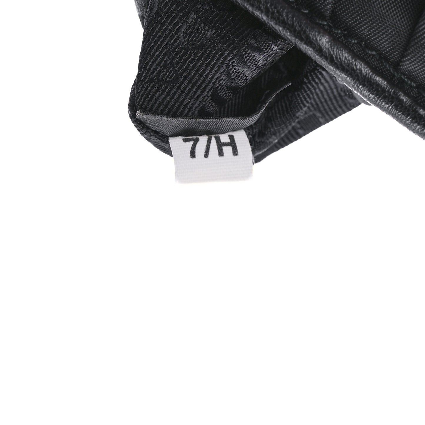 Tessuto Nylon Gaufre Wristlet Black