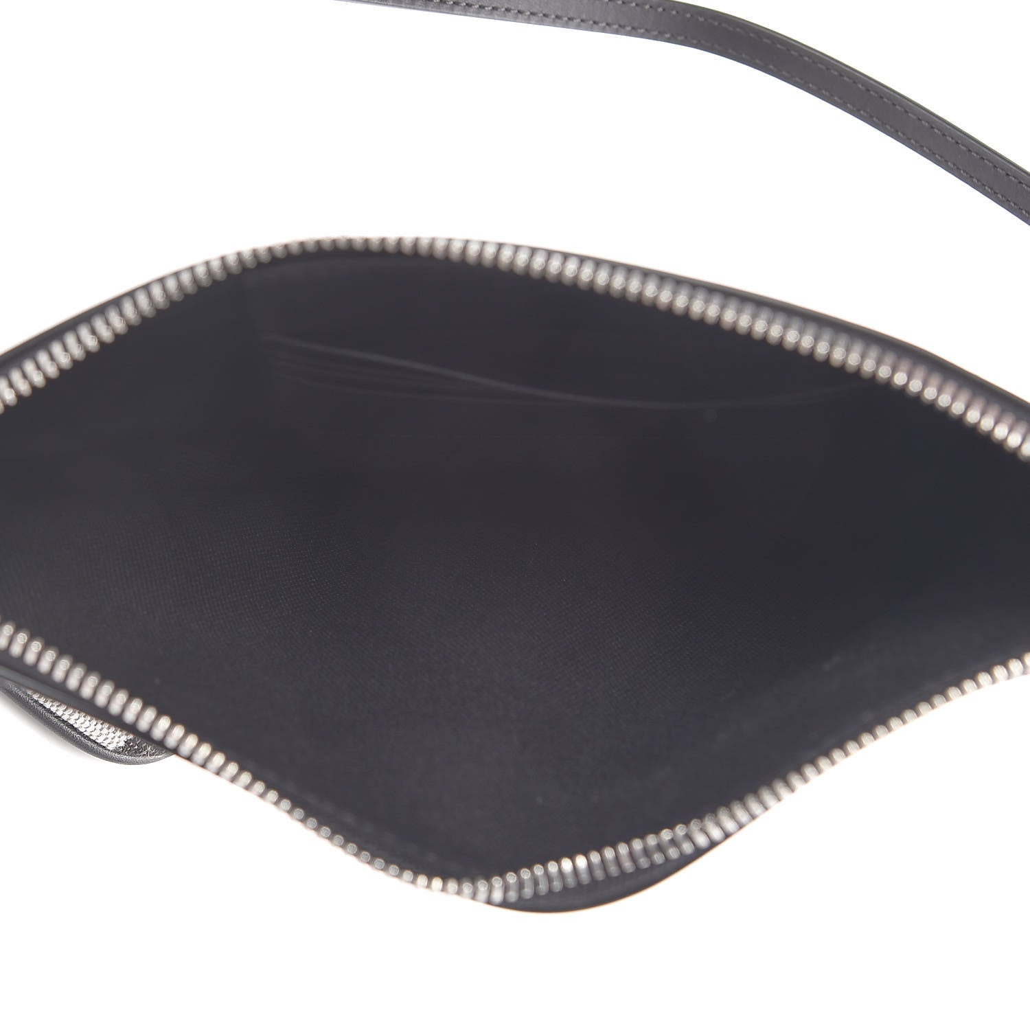 Burberry Mega Check Peyton Crossbody Clutch Bag Black 5 of 11