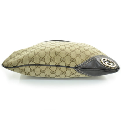 Gucci Monogram New Britt Medium Hobo Ebony 4 of 12
