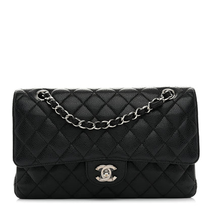 Chanel Caviar Quilted Medium Double Flap Black 1 of 10