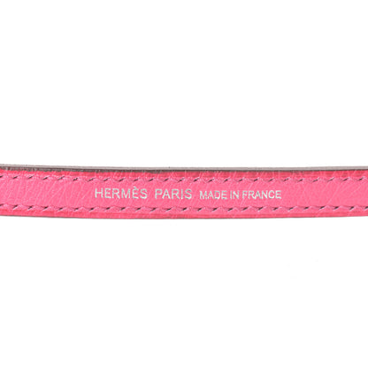 Hermes Ostrich Kelly Sellier Mini 20 Rose Tyrien 20 of 33