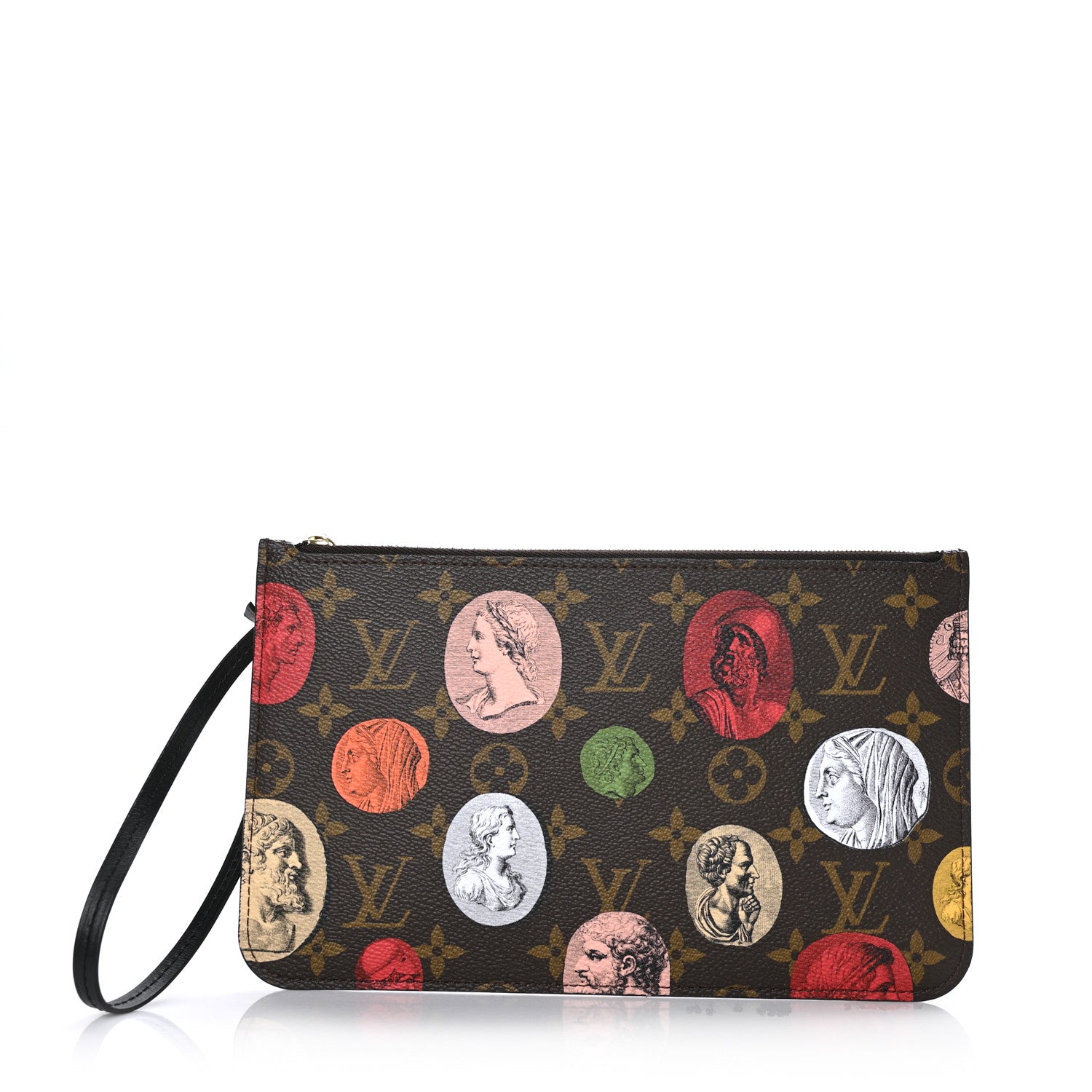 Louis Vuitton X FORNASETTI Monogram Cameo Neverfull MM GM Pochette 1 of 6