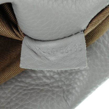 Chloe Calfskin Medium Marcie Round Crossbody Bag Cashmere Grey 8 of 12