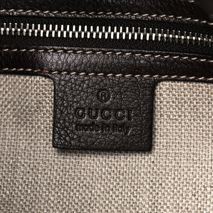 Gucci Monogram Large Icon Bit Tote Dark Brown 6 of 14