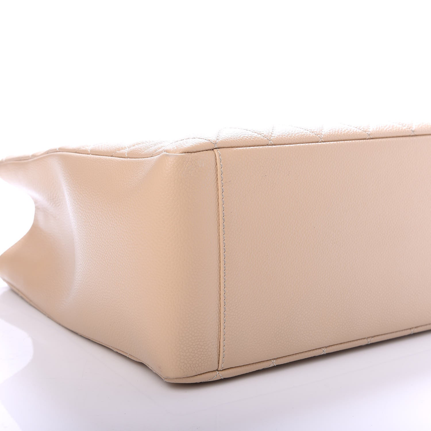 Chanel Caviar Quilted Grand Shopping Tote GST Beige Clair 6 of 14