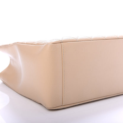 Chanel Caviar Quilted Grand Shopping Tote GST Beige Clair 6 of 14
