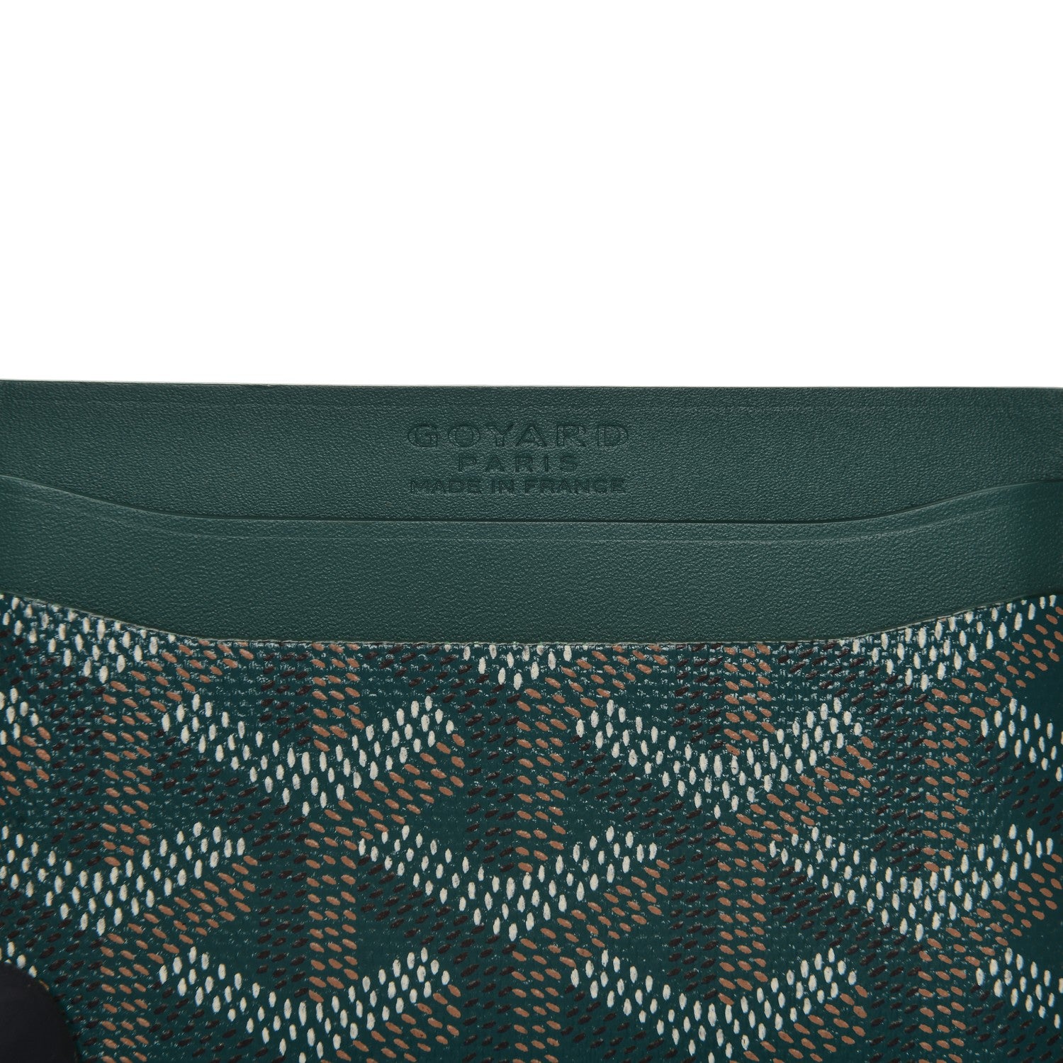 Goyard Goyardine Saint Sulpice Card Holder Green 6 of 6