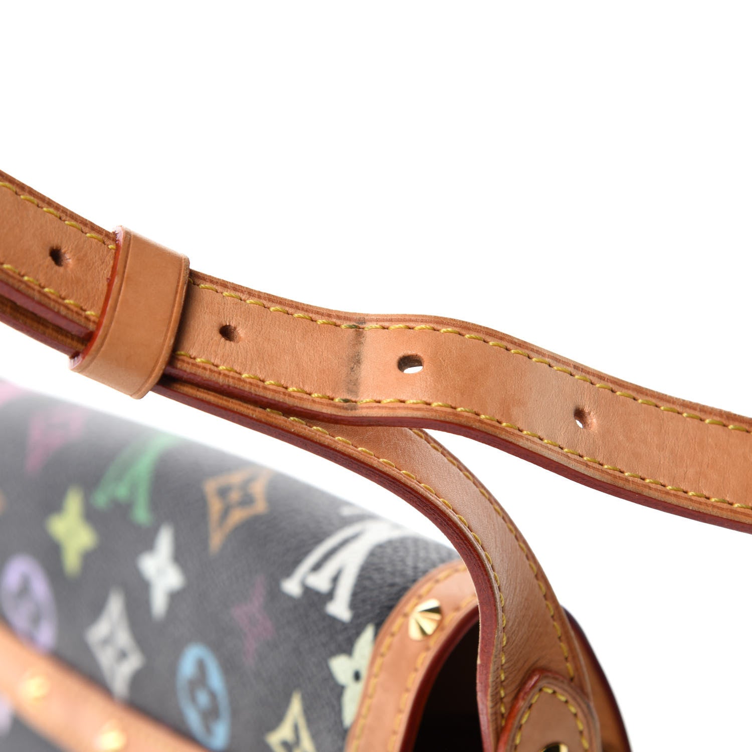 Louis Vuitton Monogram Multicolor Sologne Black 8 of 12
