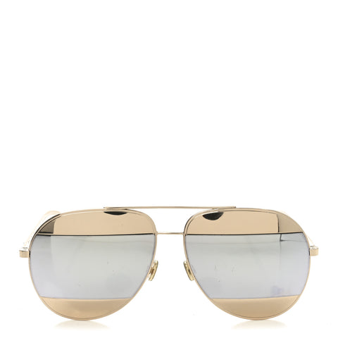 Split 1 Aviator Sunglasses Gold