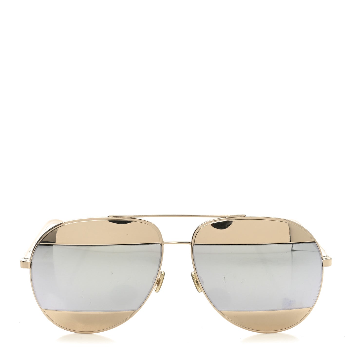 Split 1 Aviator Sunglasses Gold