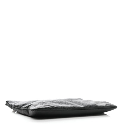 Chanel Caviar Timeless CC Cosmetic Pouch Black 4 of 9