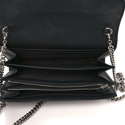 Gucci GG Supreme Monogram Mini Dionysus Chain Wallet Beige Black 4 of 7