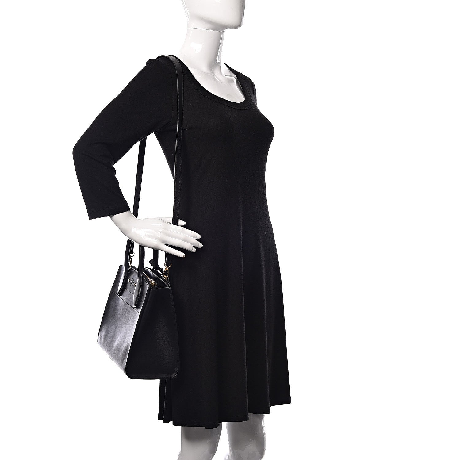 Louis Vuitton Taurillon City Steamer PM Black 2 of 11
