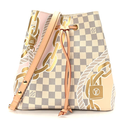 Louis Vuitton Damier Azur Nautical Neonoe MM 1 of 9