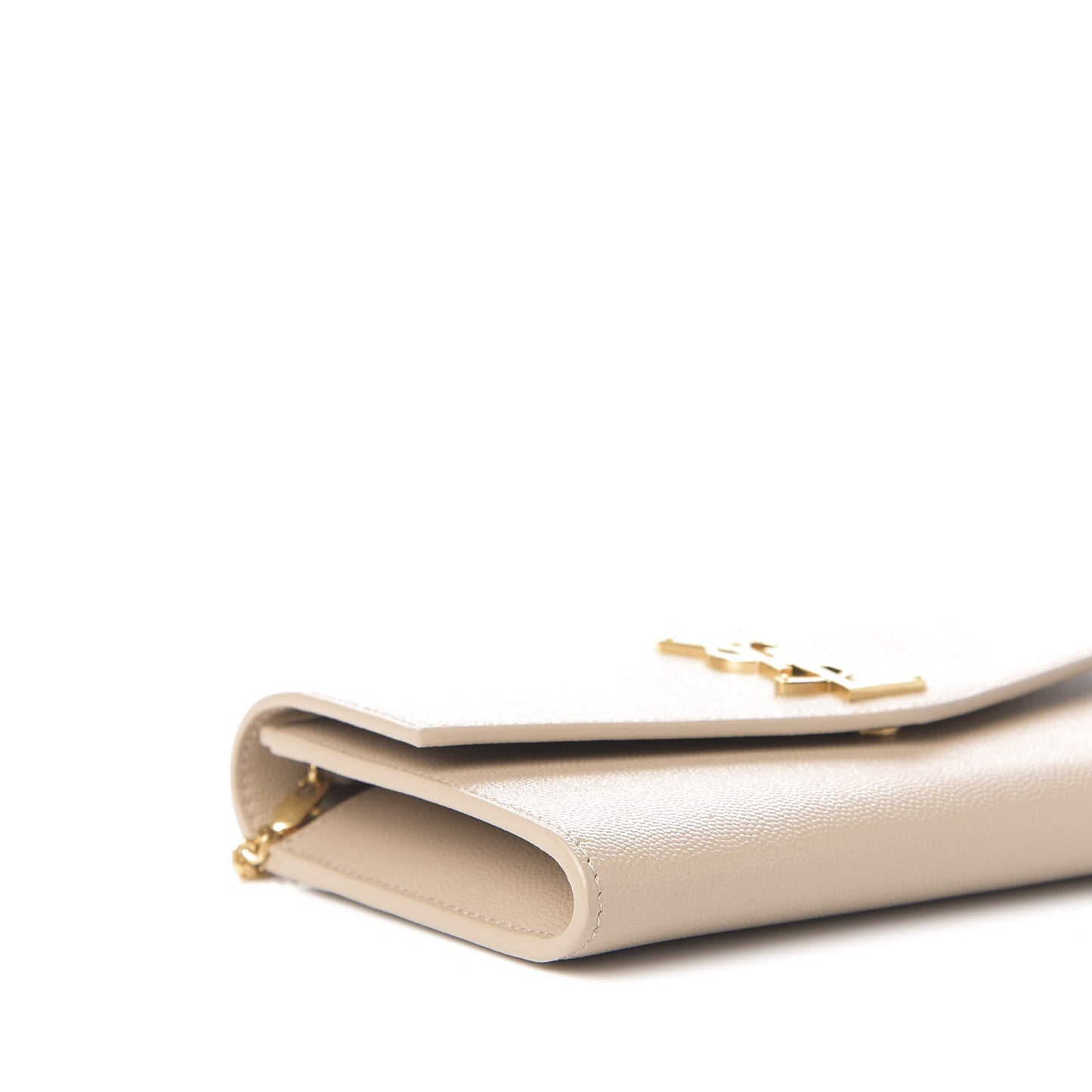 Grain De Poudre Monogram Uptown Chain Wallet Dark Latte