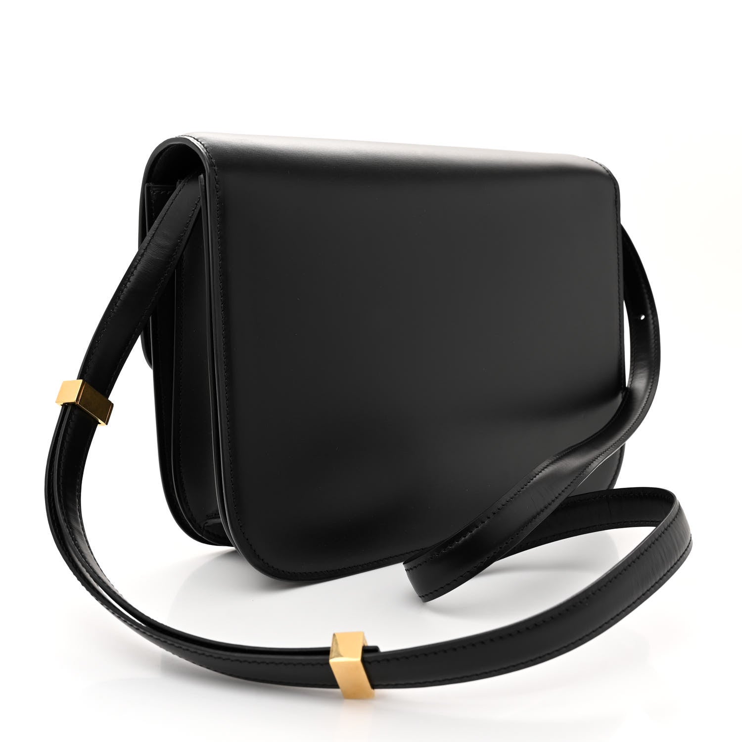 Celine Box Calfskin Medium Classic Box Flap Bag Black 3 of 12