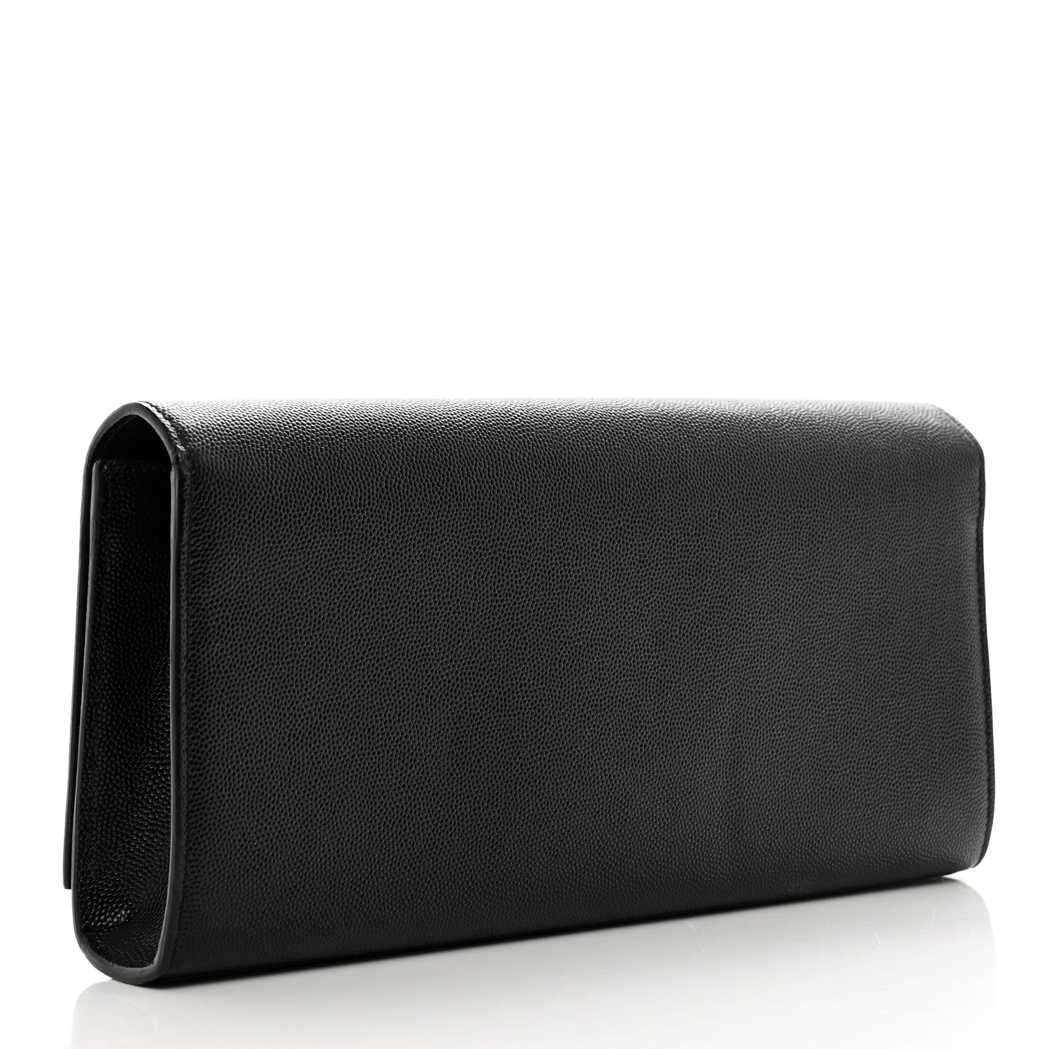 Saint Laurent Grain De Poudre Monogram Cassandre Clutch Black 3 of 10