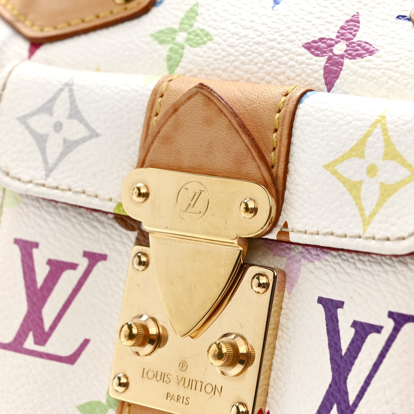 Monogram Multicolor Speedy 30 White