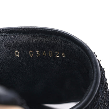 Chanel Tweed Cork CC Chain Mule Sandal 40 Black 8 of 10