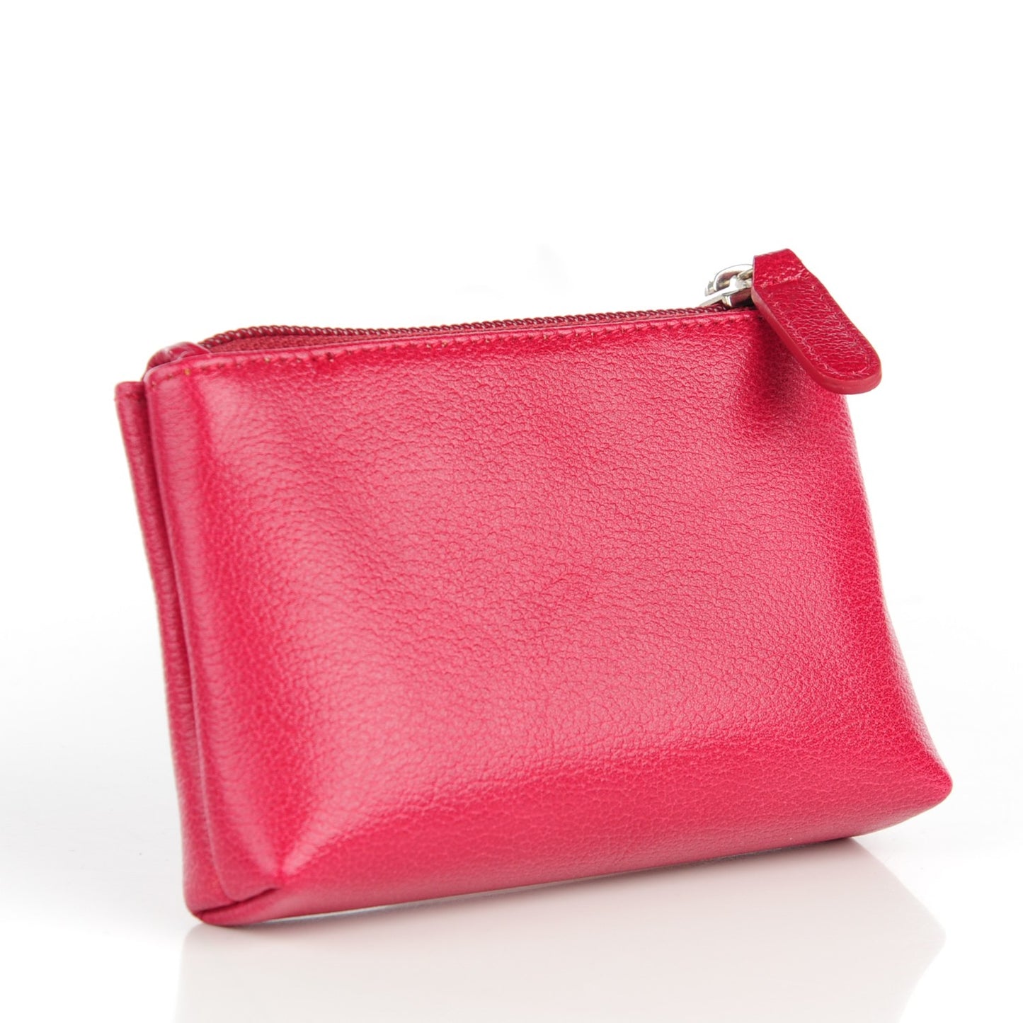 Goatskin CC Jacket Coin Purse Rouge