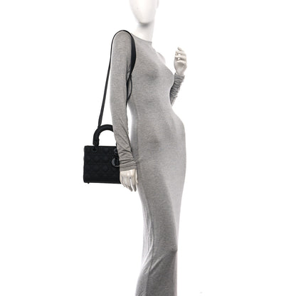 Christian Dior Ultra Matte Calfskin Cannage Small My ABCDior Lady Dior Black Black 2 of 10