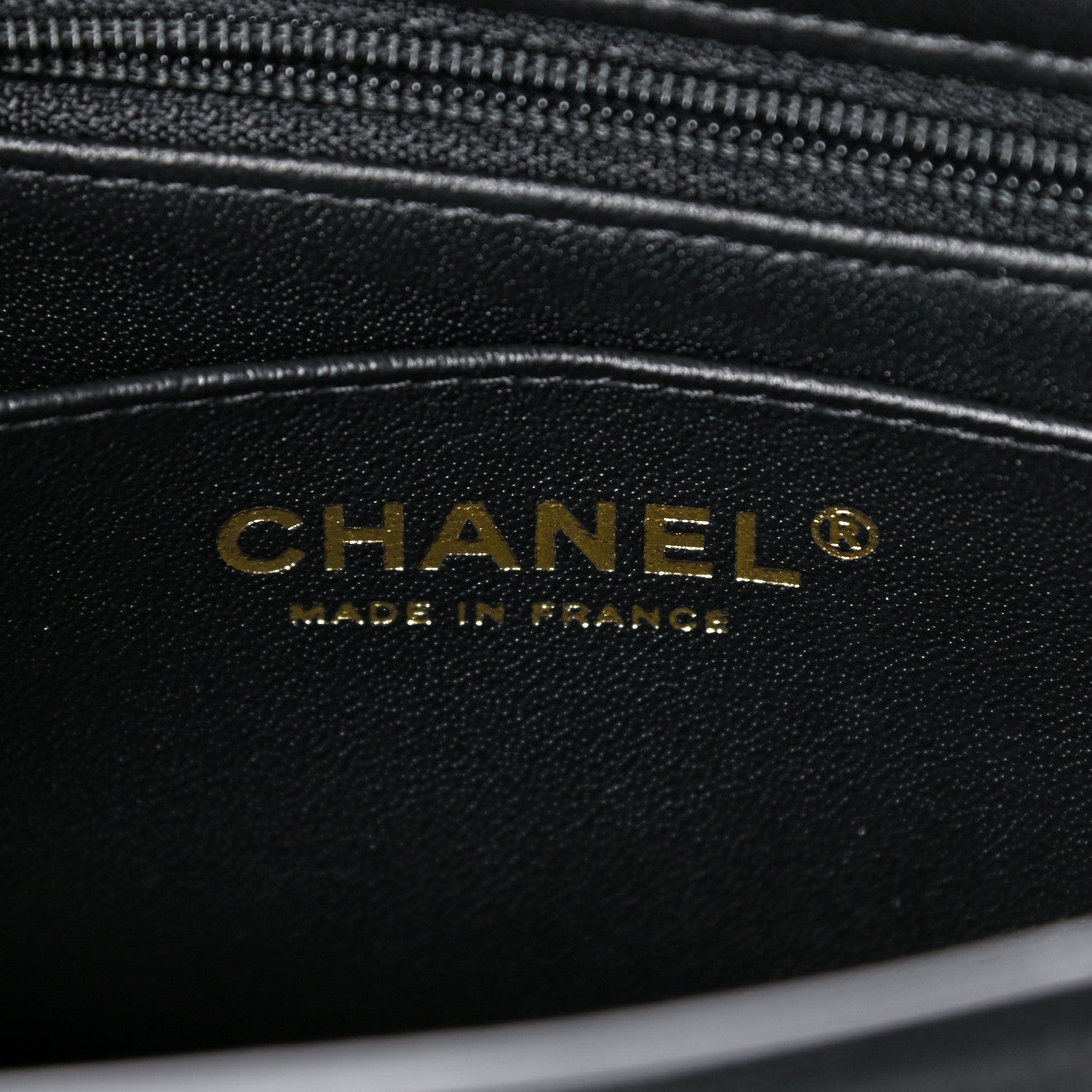 Chanel Lambskin Quilted Mini Top Handle Rectangular Flap Black 8 of 10
