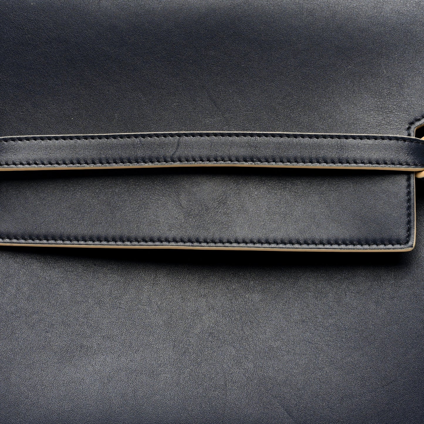 Palmelato Calfskin Mini Belt Bag Navy