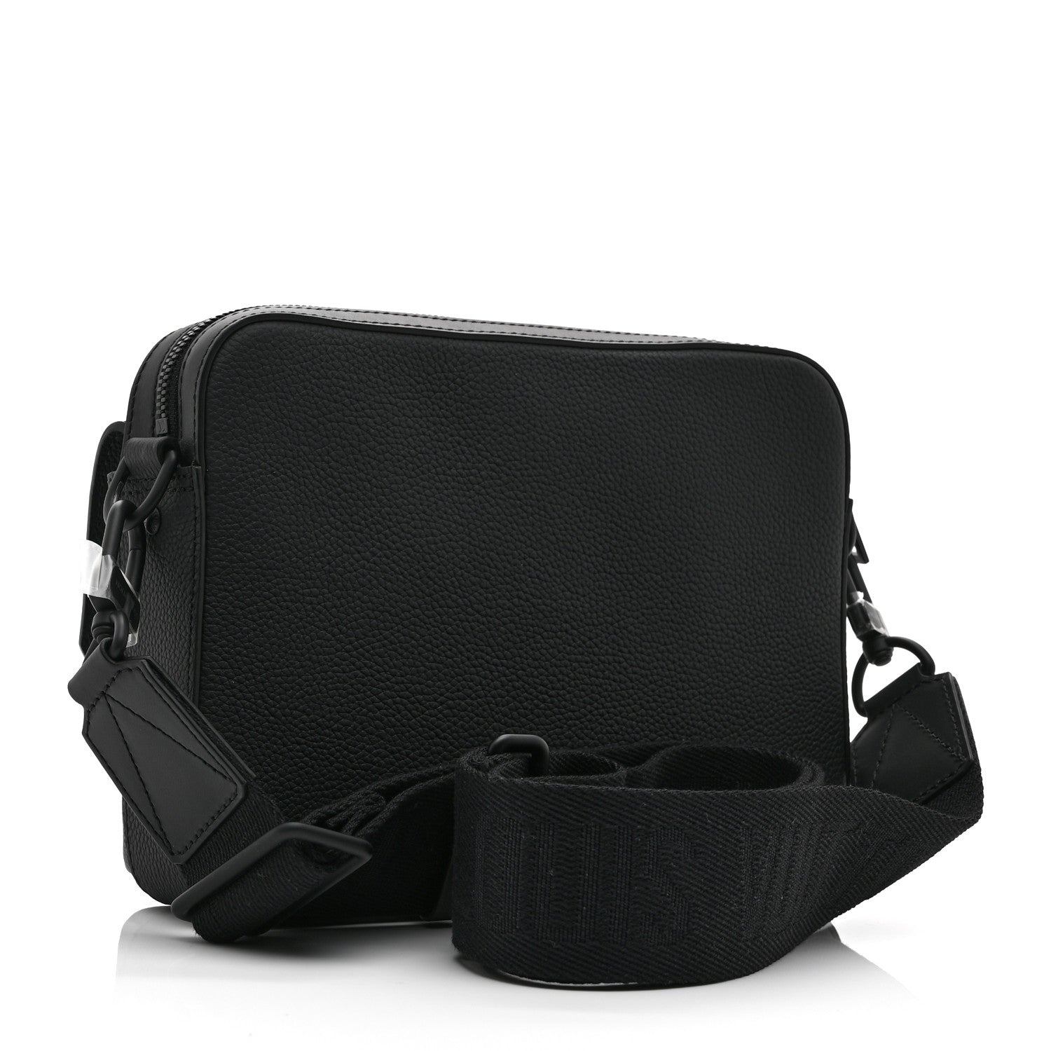 Louis Vuitton Calfskin Aerogram Fastline Messenger Black 3 of 9