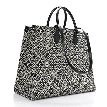 Louis Vuitton Jacquard Since 1854 Onthego GM Grey 3 of 8