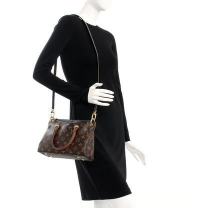 Louis Vuitton Monogram Pallas BB Black 2 of 9