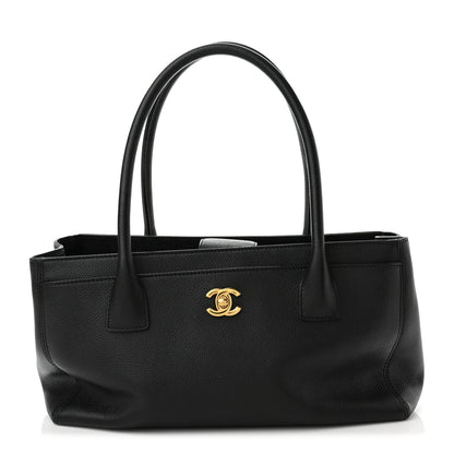 Chanel Calfskin Small Cerf Executive Shopper Tote Black 1 of 10