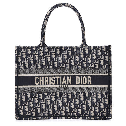 Christian Dior Oblique Medium Book Tote Blue Multicolor 1 of 11