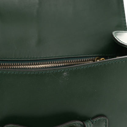 Gucci Calfskin Medium Lady Web Shoulder Bag Green 13 of 13