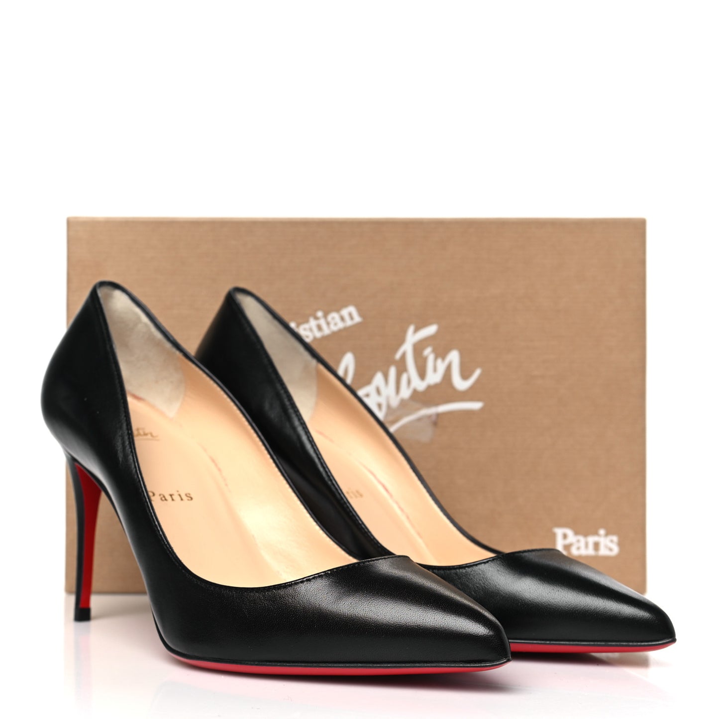 Shiny Nappa Pigalle Follies 85 Pumps 38.5 Black