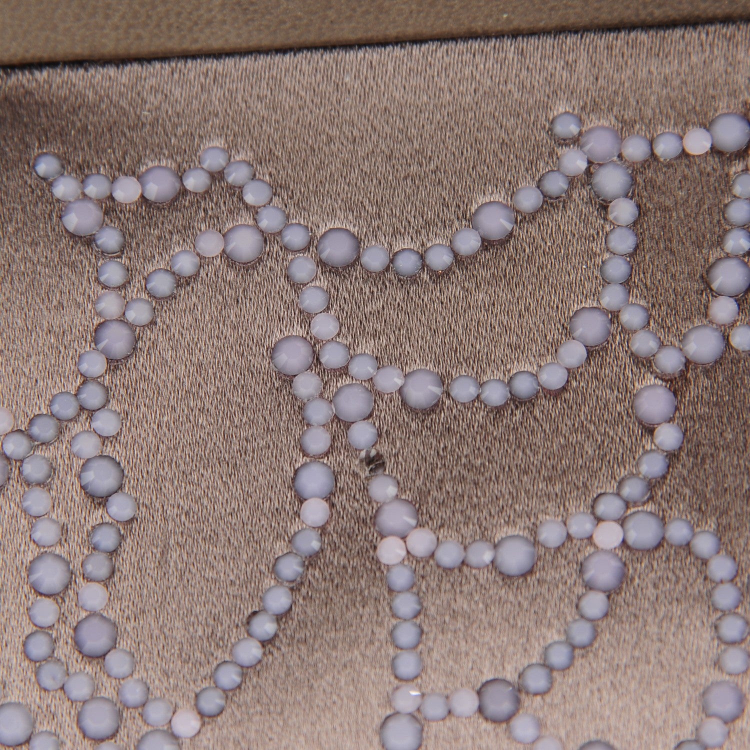 Chanel Satin Beaded Camellia Evening Bag Grey 5 of 8