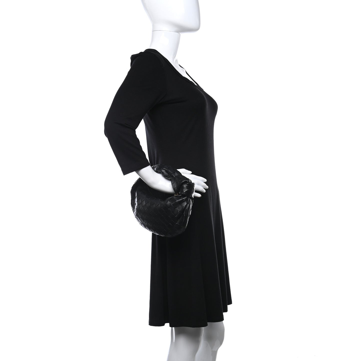 Nappa Intrecciato Mini Jodie Black