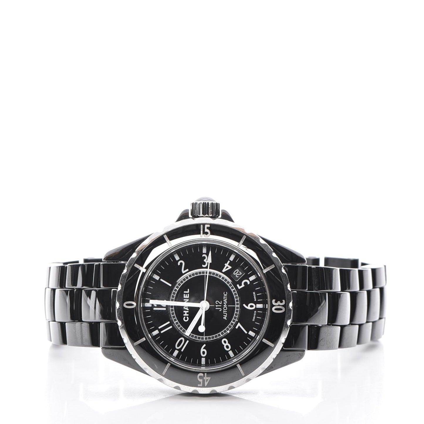 Stainless Steel Ceramic 38mm J12 Automatic Watch Black