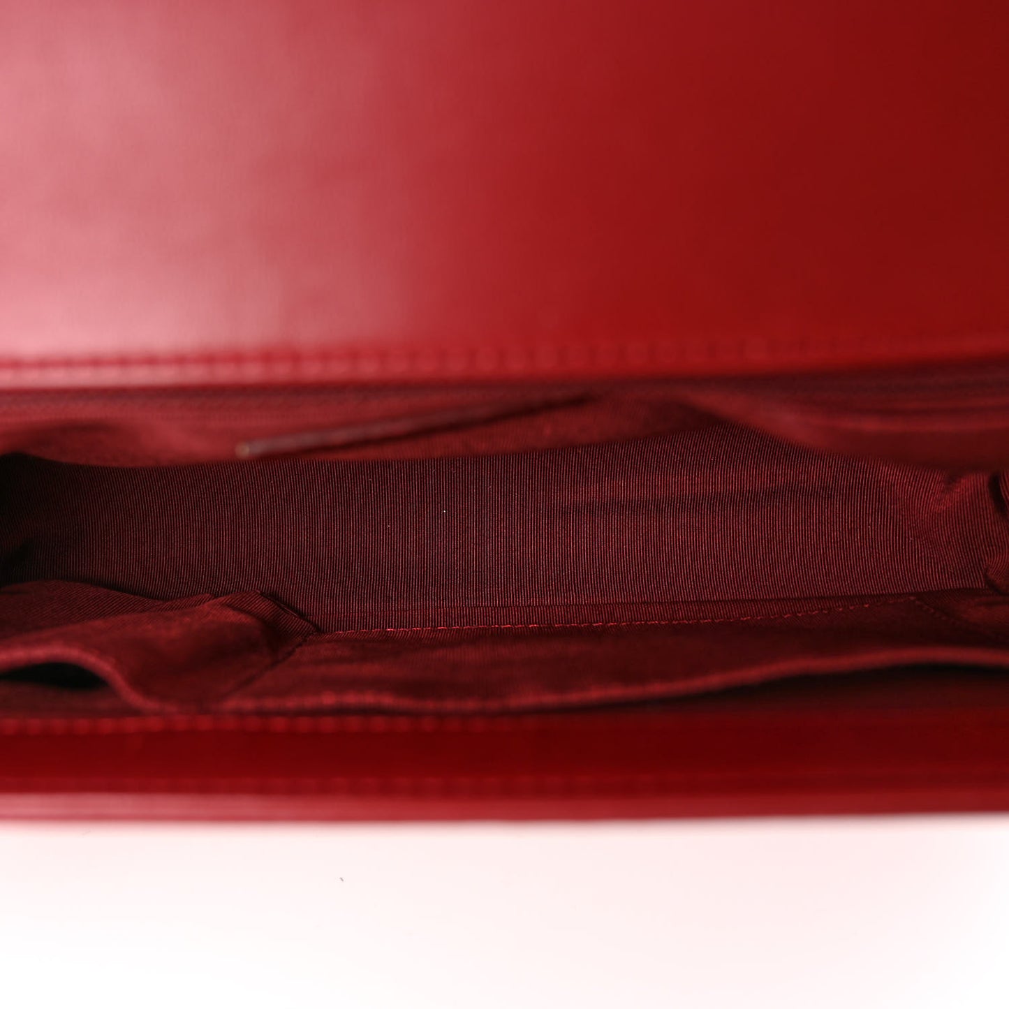 Lambskin Quilted New Medium Boy Flap Red